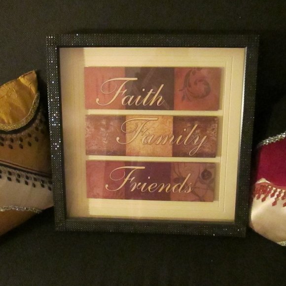 💞💞💞 FAITH, FAMILY, and FRIENDS CLASSIC HOME DÉCOR 💞💞💞